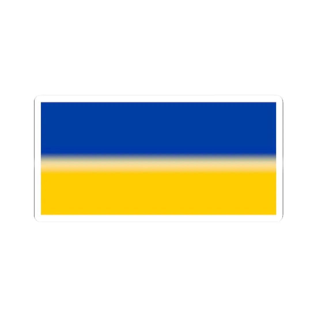 Flag of Ukraine 1991-1992 dark blue (Ukraine) STICKER Vinyl Kiss-Cut Decal 2 Inch White - The Sticker Space