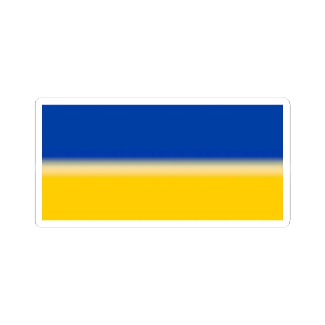 Flag of Ukraine 1991-1992 dark blue (Ukraine) STICKER Vinyl Kiss-Cut Decal 3 Inch White - The Sticker Space