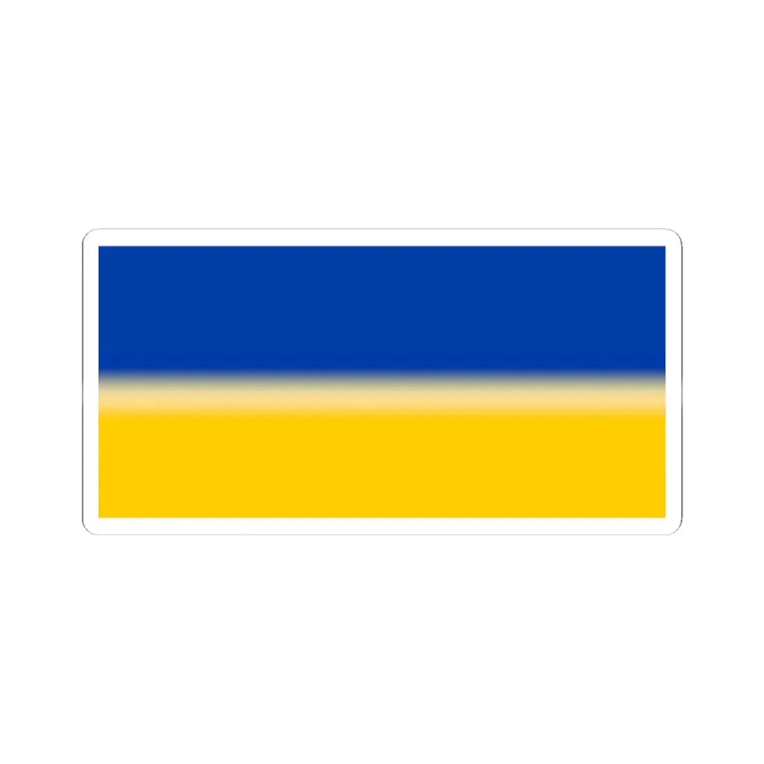 Flag of Ukraine 1991-1992 dark blue (Ukraine) STICKER Vinyl Kiss-Cut Decal 4 Inch White - The Sticker Space
