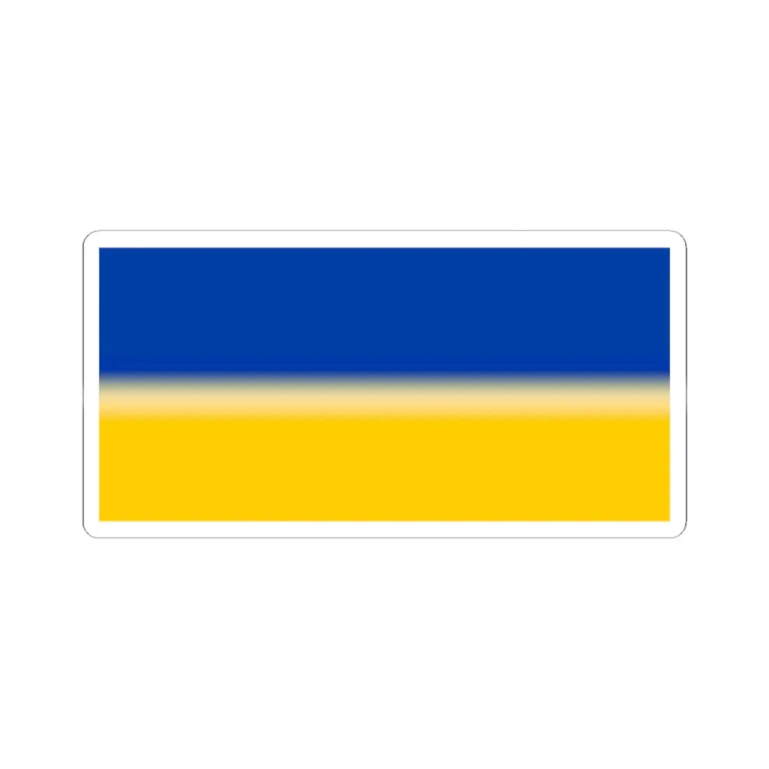 Flag of Ukraine 1991-1992 dark blue (Ukraine) STICKER Vinyl Kiss-Cut Decal 6 Inch White - The Sticker Space