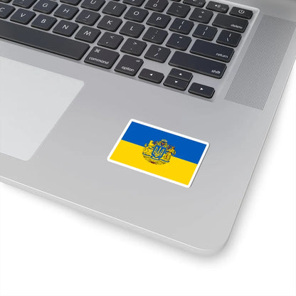 Flag of Ukraine 2 (Ukraine) STICKER Vinyl Kiss-Cut Decal - The Sticker Space