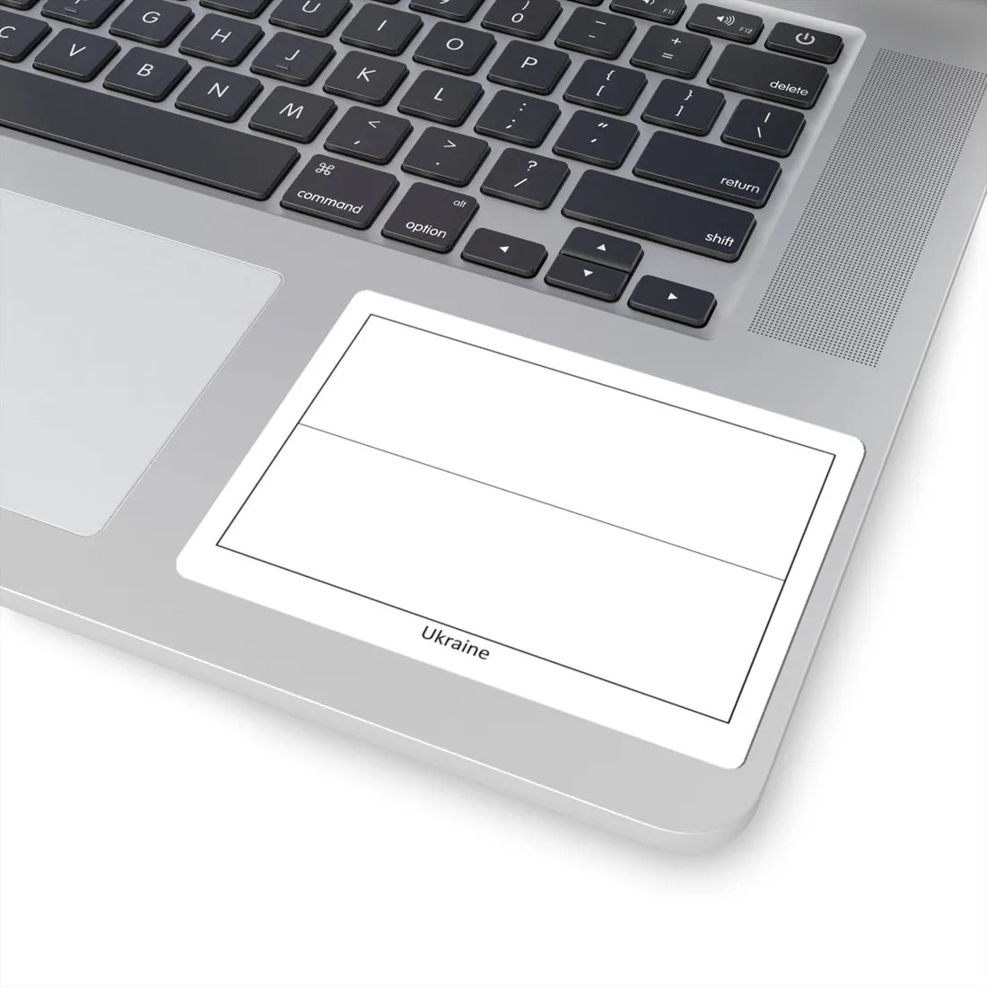 Flag of Ukraine colouring page (Ukraine) STICKER Vinyl Kiss-Cut Decal - The Sticker Space