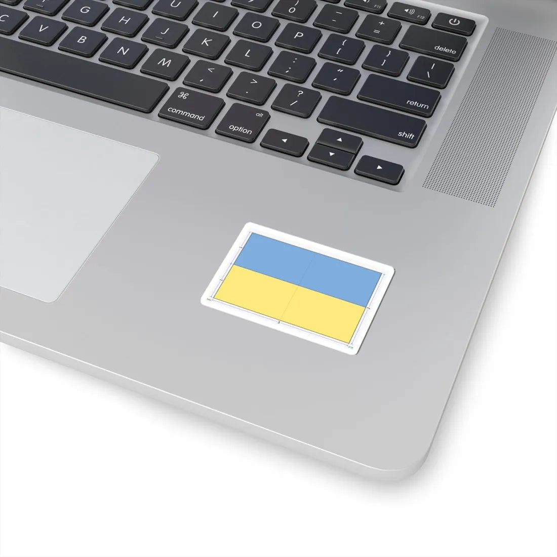 Flag of Ukraine construction sheet (Ukraine) STICKER Vinyl Kiss-Cut Decal - The Sticker Space