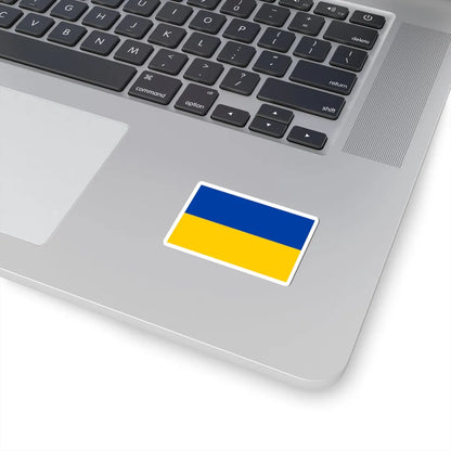 Flag of Ukraine dark blue (Ukraine) STICKER Vinyl Kiss-Cut Decal - The Sticker Space