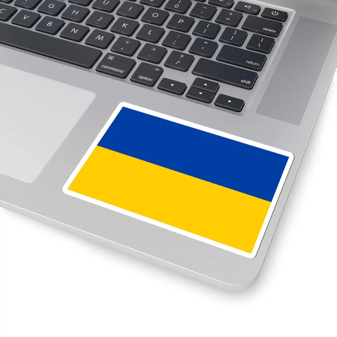 Flag of Ukraine dark blue (Ukraine) STICKER Vinyl Kiss-Cut Decal - The Sticker Space