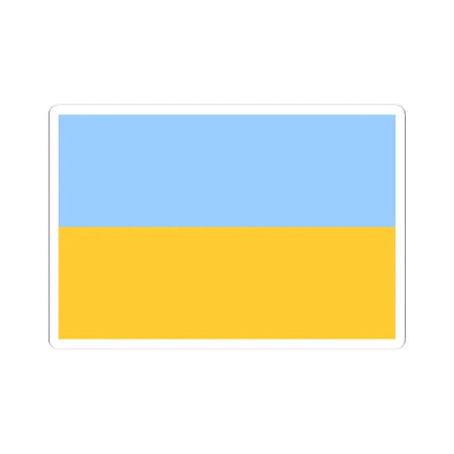 Flag of Ukraine fair blue (Ukraine) STICKER Vinyl Kiss-Cut Decal 4 Inch White - The Sticker Space