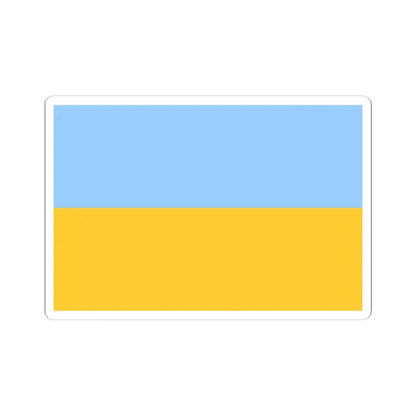 Flag of Ukraine fair blue (Ukraine) STICKER Vinyl Kiss-Cut Decal 6 Inch White - The Sticker Space