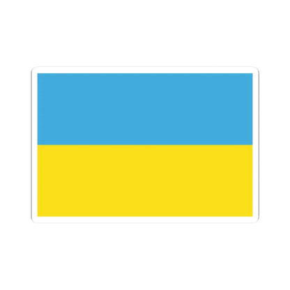 Flag of Ukraine light colors (Ukraine) STICKER Vinyl Kiss-Cut Decal 2 Inch White - The Sticker Space