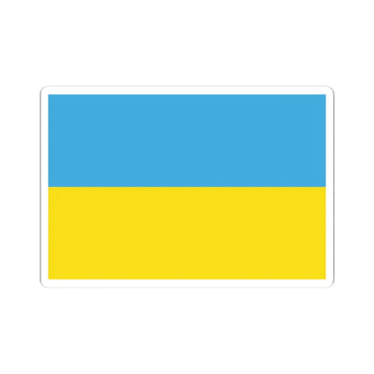 Flag of Ukraine light colors (Ukraine) STICKER Vinyl Kiss-Cut Decal 4 Inch White - The Sticker Space