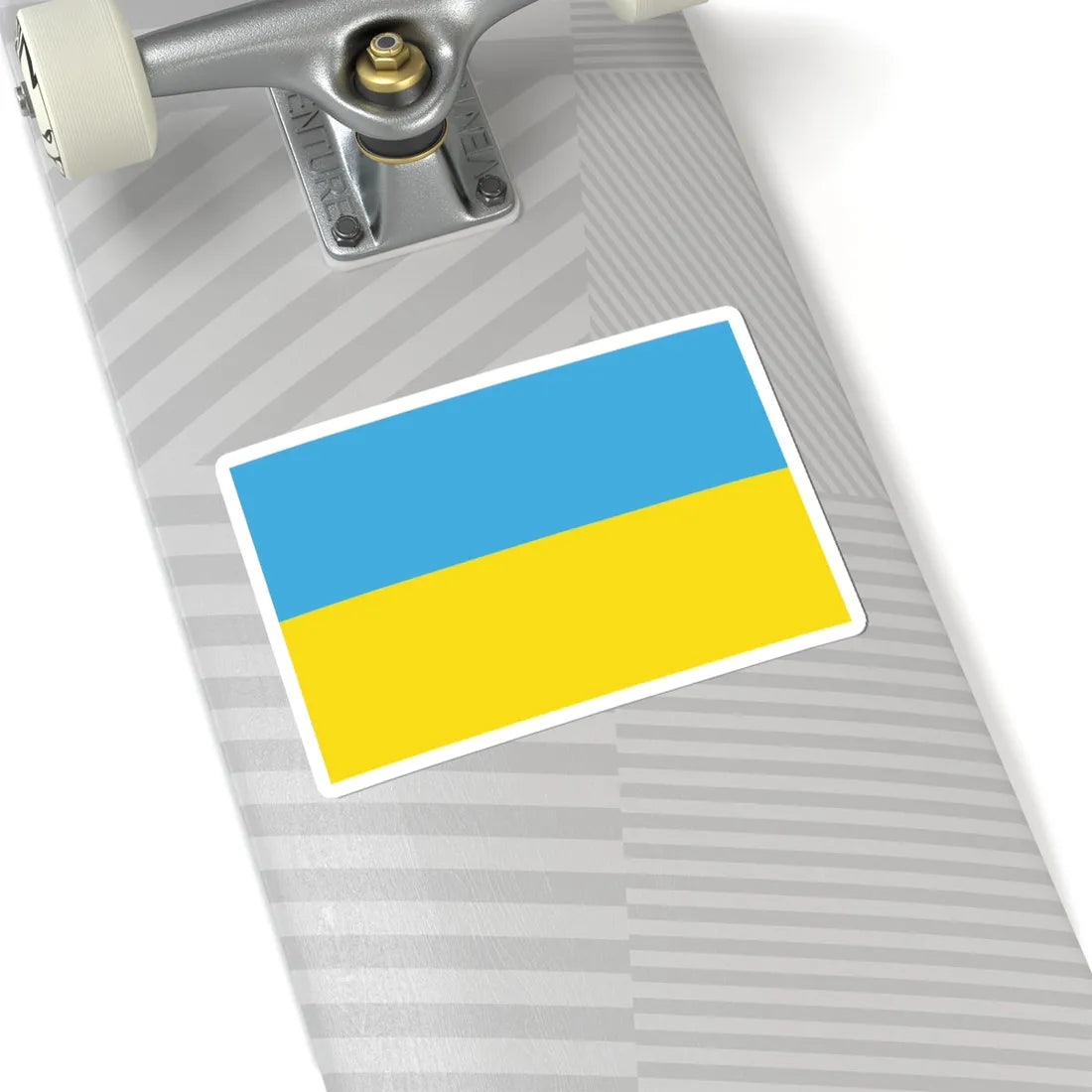 Flag of Ukraine light colors (Ukraine) STICKER Vinyl Kiss-Cut Decal - The Sticker Space
