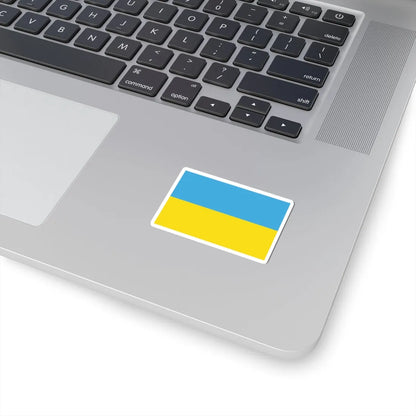 Flag of Ukraine light colors (Ukraine) STICKER Vinyl Kiss-Cut Decal - The Sticker Space