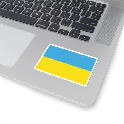 Flag of Ukraine light colors (Ukraine) STICKER Vinyl Kiss-Cut Decal - The Sticker Space