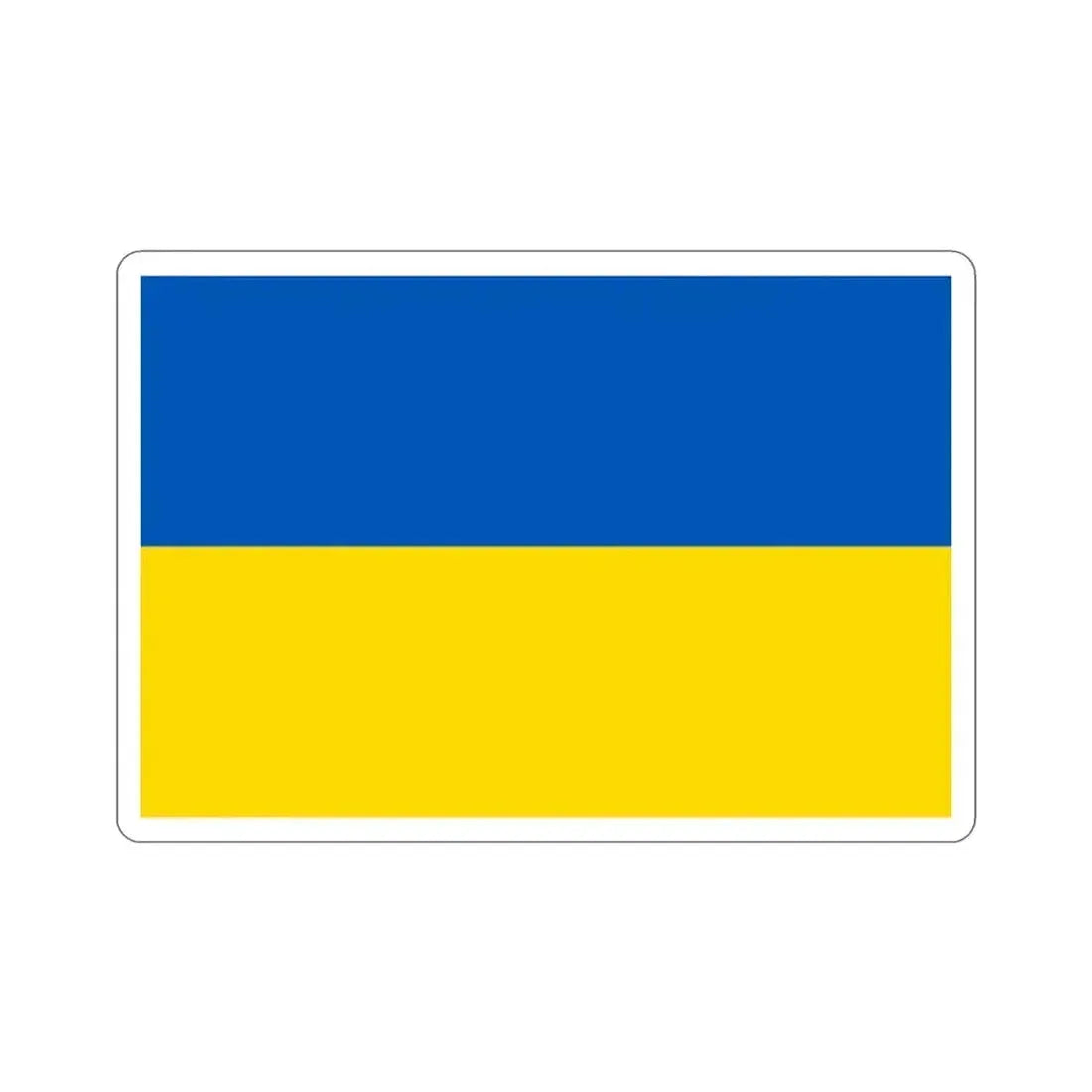 Flag of Ukraine STICKER Vinyl Die-Cut Decal 2 Inch - The Sticker Space