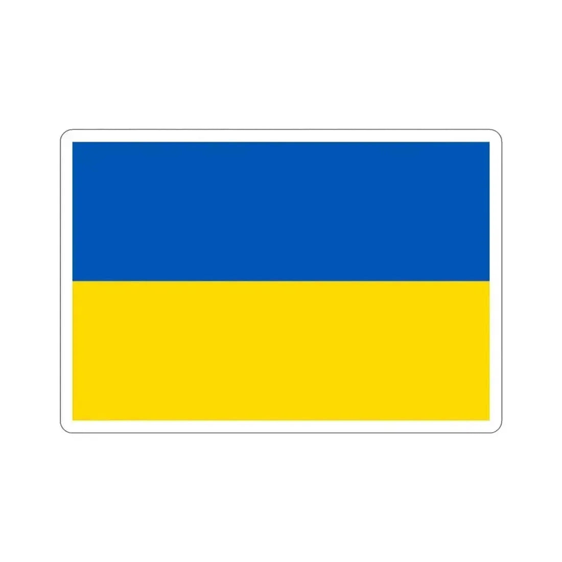 Flag of Ukraine STICKER Vinyl Die-Cut Decal 3 Inch - The Sticker Space