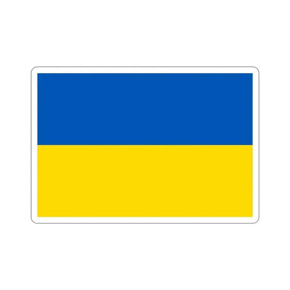 Flag of Ukraine STICKER Vinyl Die-Cut Decal 4 Inch - The Sticker Space