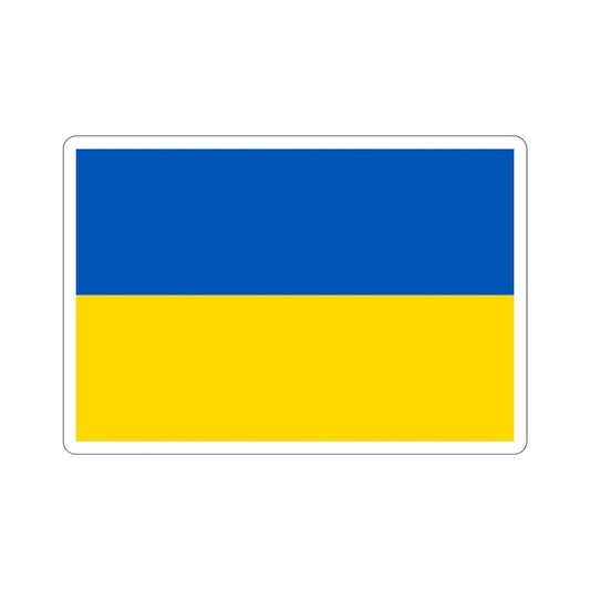 Flag of Ukraine STICKER Vinyl Die-Cut Decal-6 Inch-The Sticker Space