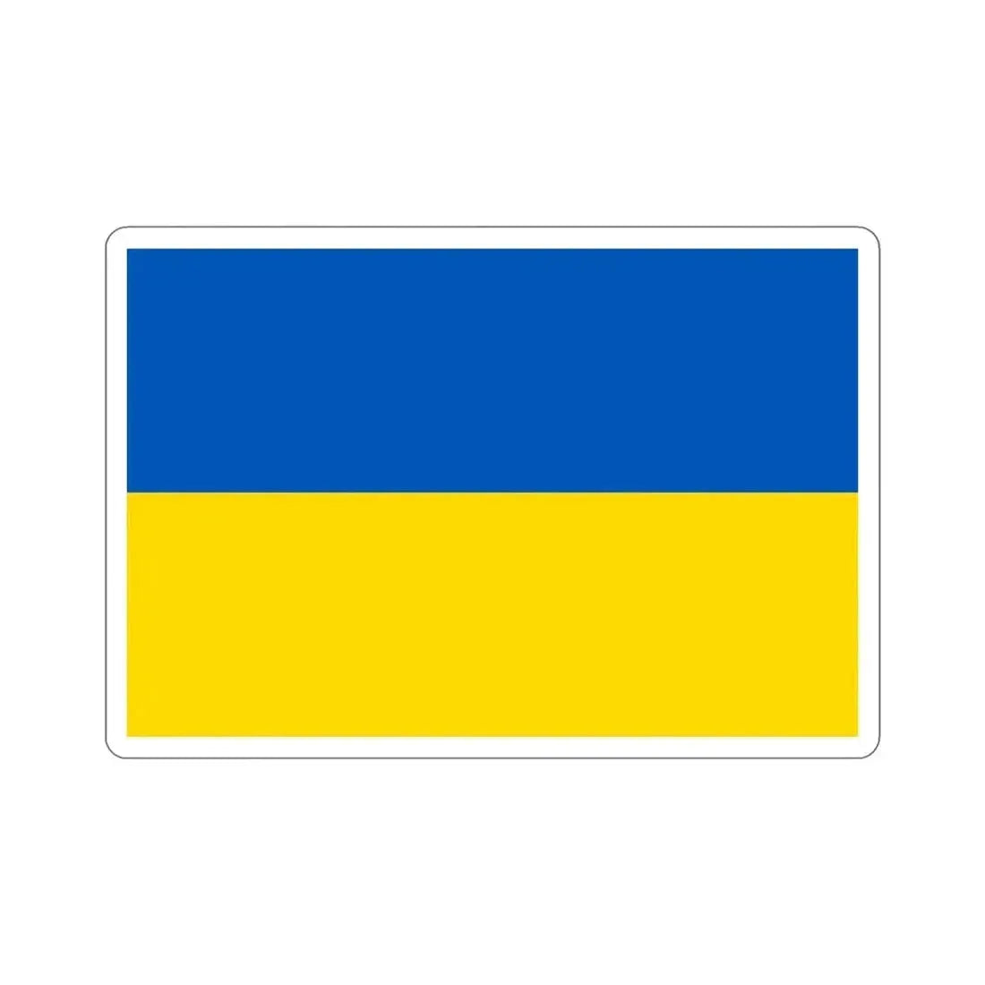Flag of Ukraine STICKER Vinyl Die-Cut Decal - The Sticker Space