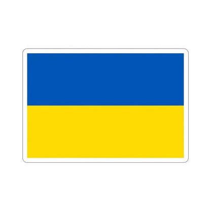 Flag of Ukraine STICKER Vinyl Die-Cut Decal - The Sticker Space