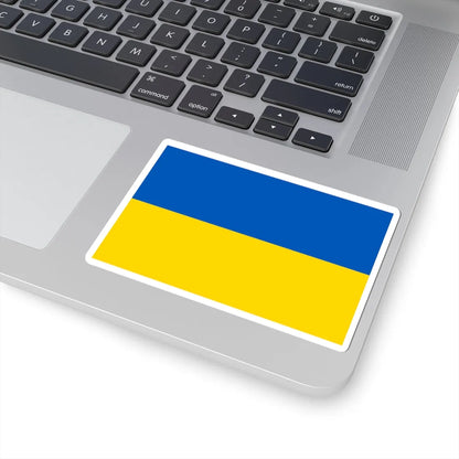 Flag of Ukraine (Ukraine) STICKER Vinyl Kiss-Cut Decal - The Sticker Space