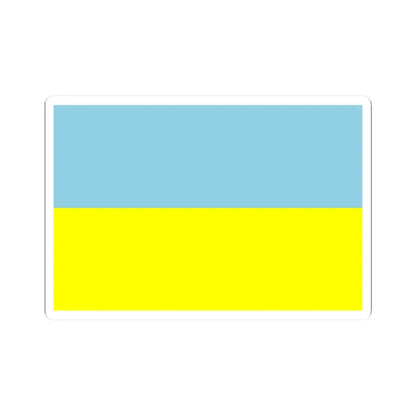 Flag of Ukraine WFB 2000 (Ukraine) STICKER Vinyl Kiss-Cut Decal 2 Inch White - The Sticker Space
