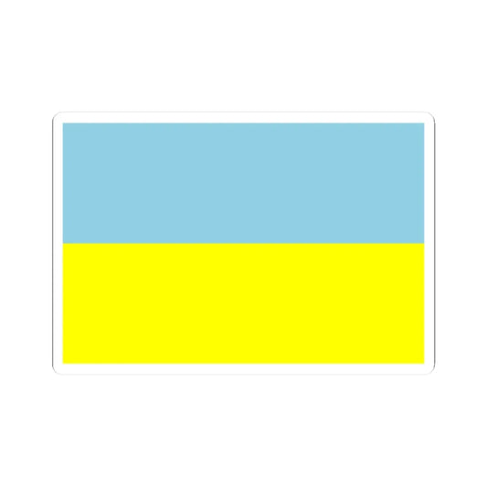 Flag of Ukraine WFB 2000 (Ukraine) STICKER Vinyl Kiss-Cut Decal 2 Inch White - The Sticker Space