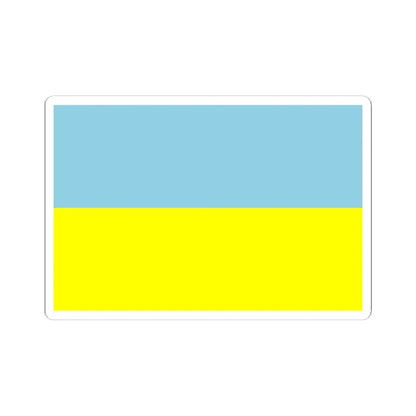 Flag of Ukraine WFB 2000 (Ukraine) STICKER Vinyl Kiss-Cut Decal 6 Inch White - The Sticker Space