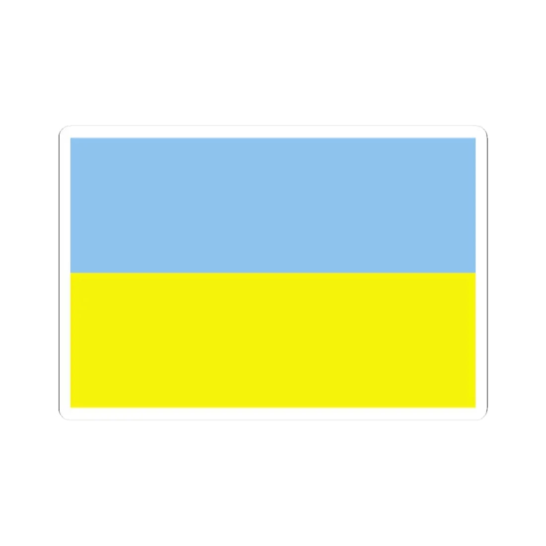 Flag of Ukraine WFB 2004 (Ukraine) STICKER Vinyl Kiss-Cut Decal 2 Inch White - The Sticker Space