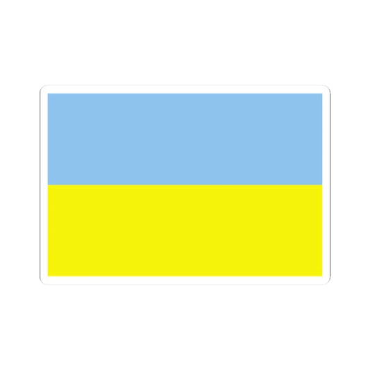 Flag of Ukraine WFB 2004 (Ukraine) STICKER Vinyl Kiss-Cut Decal 2 Inch White - The Sticker Space
