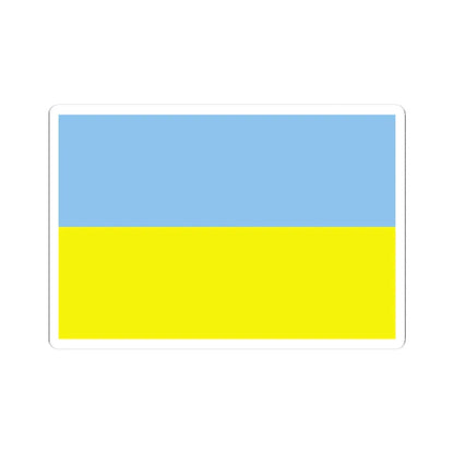 Flag of Ukraine WFB 2004 (Ukraine) STICKER Vinyl Kiss-Cut Decal 3 Inch White - The Sticker Space