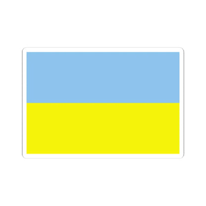 Flag of Ukraine WFB 2004 (Ukraine) STICKER Vinyl Kiss-Cut Decal 4 Inch White - The Sticker Space