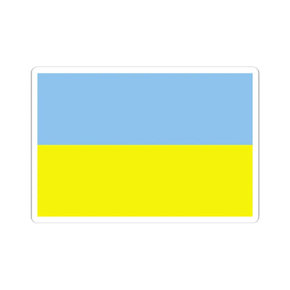 Flag of Ukraine WFB 2004 (Ukraine) STICKER Vinyl Kiss-Cut Decal 6 Inch White - The Sticker Space