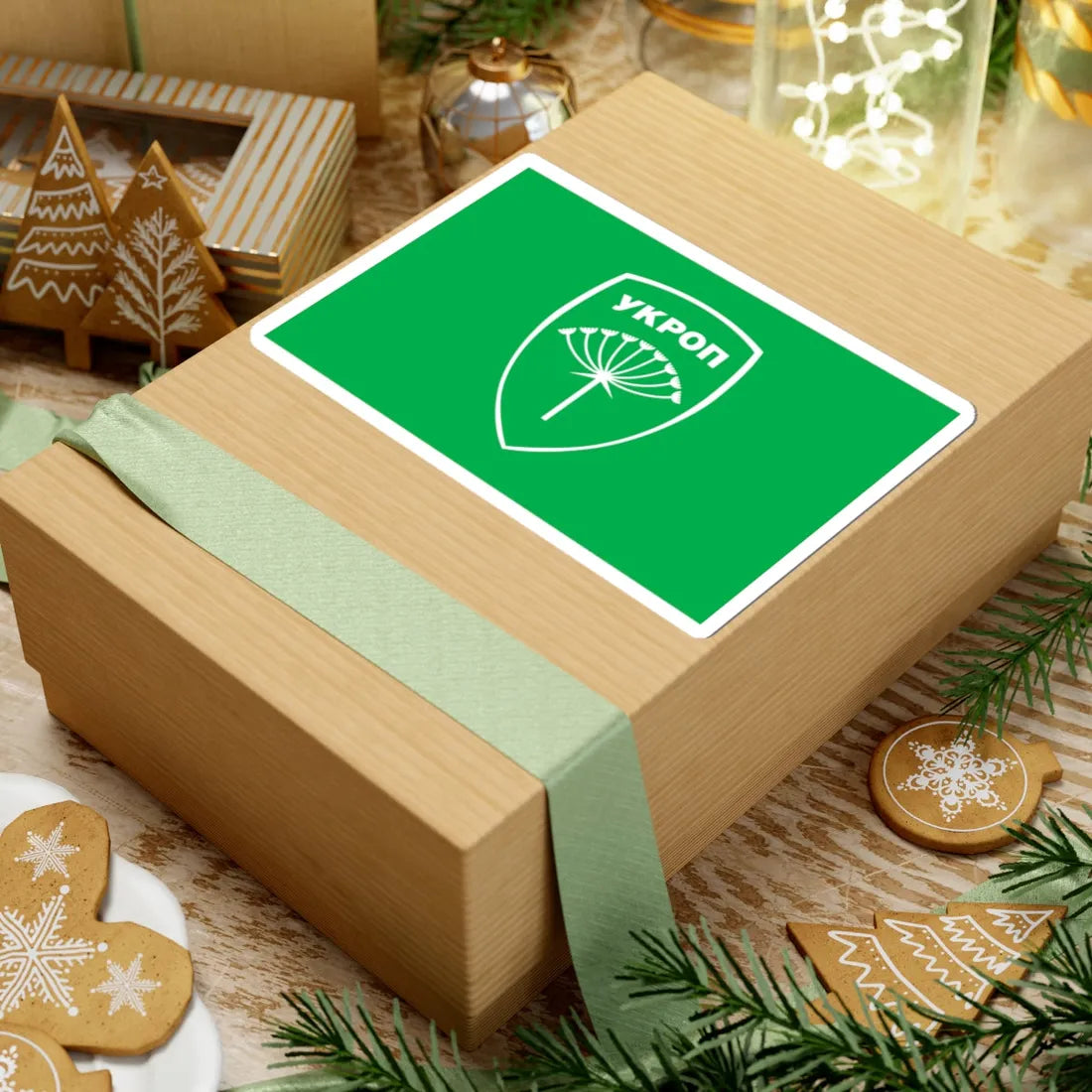 Flag of Ukrainian Association of Patriots (Ukraine) STICKER Vinyl Kiss-Cut Decal - The Sticker Space