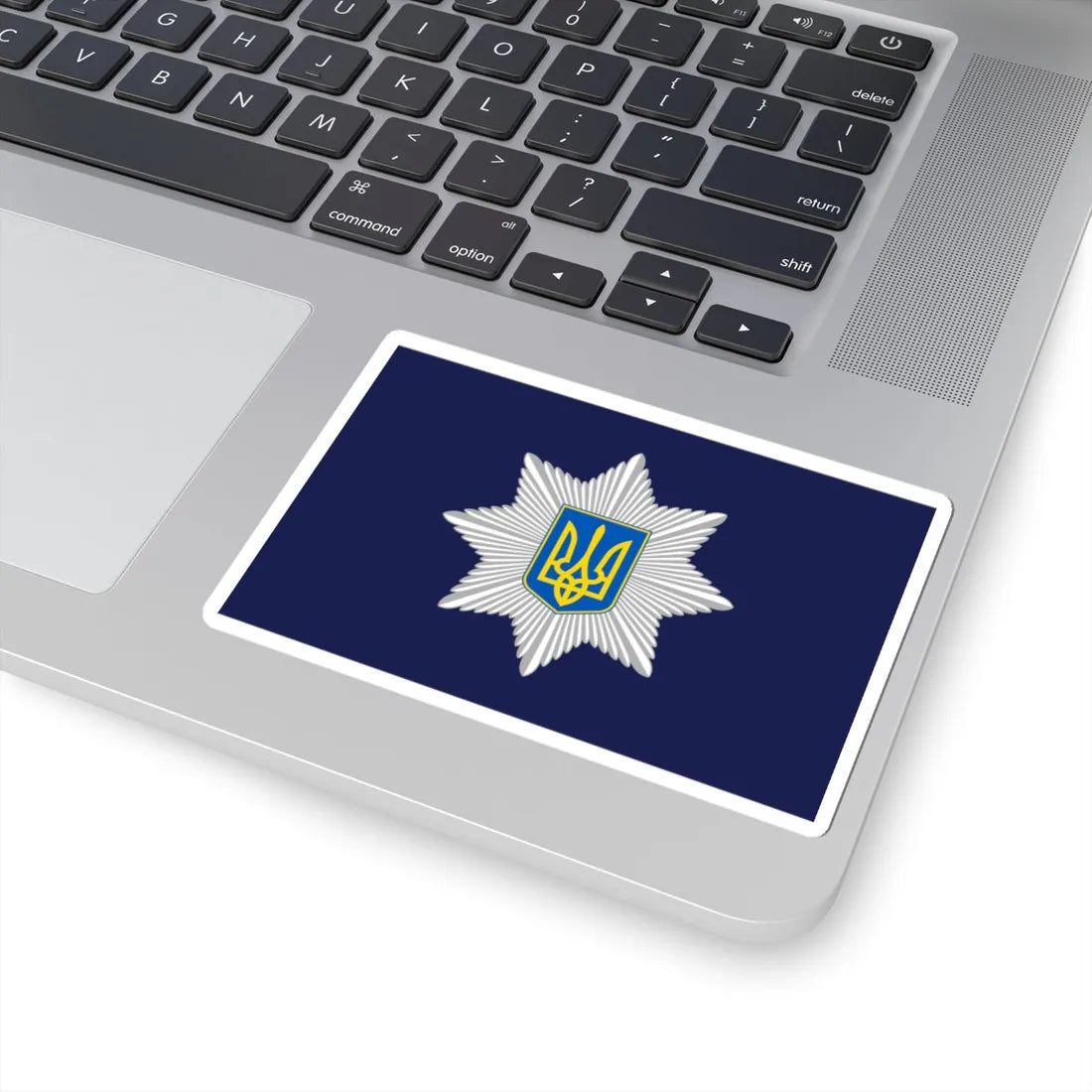 Flag of Ukrainian National Police (Ukraine) STICKER Vinyl Kiss-Cut Decal - The Sticker Space