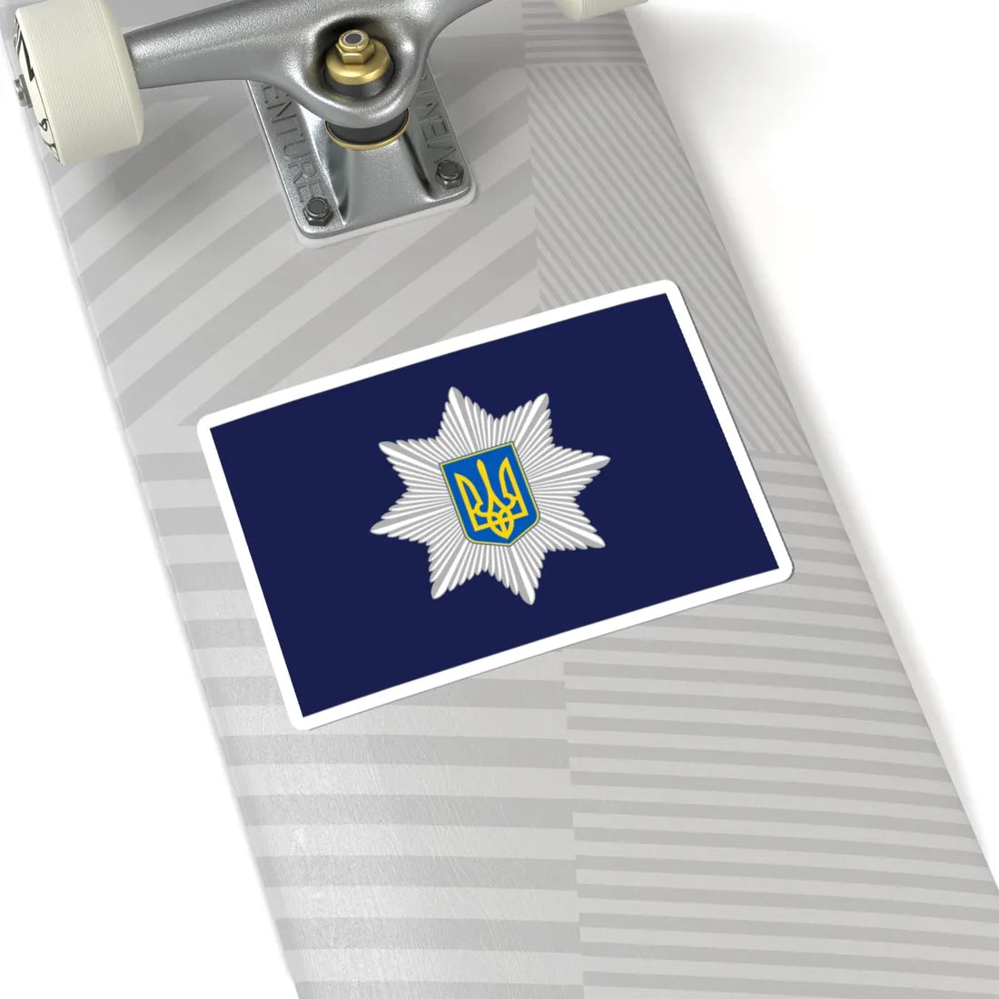 Flag of Ukrainian National Police (Ukraine) STICKER Vinyl Kiss-Cut Decal - The Sticker Space
