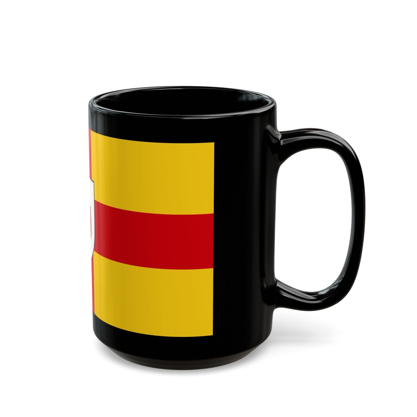 Flag of Ulster Ireland - Black Coffee Mug-The Sticker Space