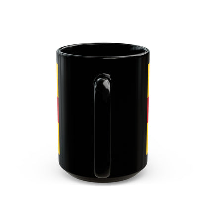 Flag of Ulster Ireland - Black Coffee Mug-The Sticker Space