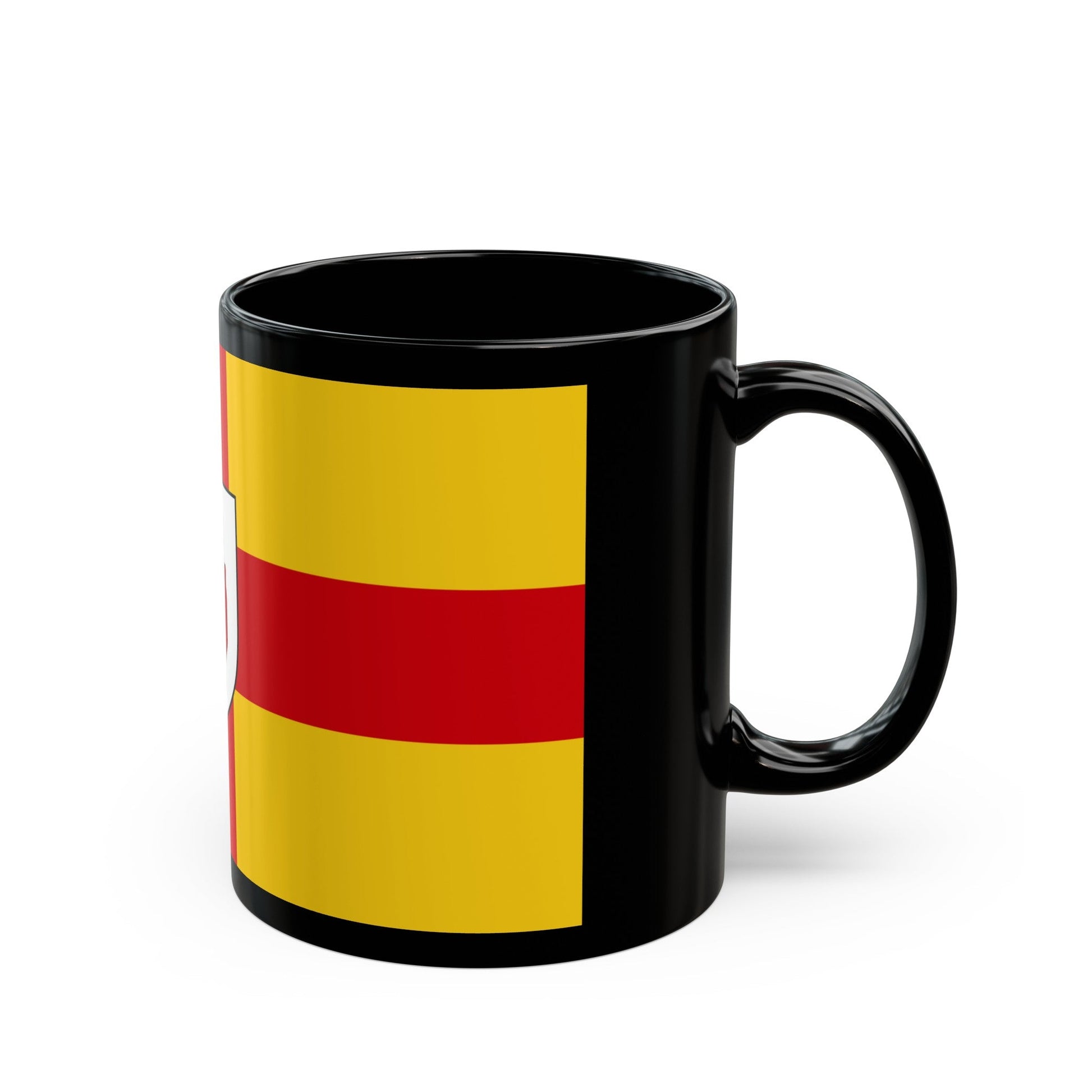 Flag of Ulster Ireland - Black Coffee Mug-The Sticker Space