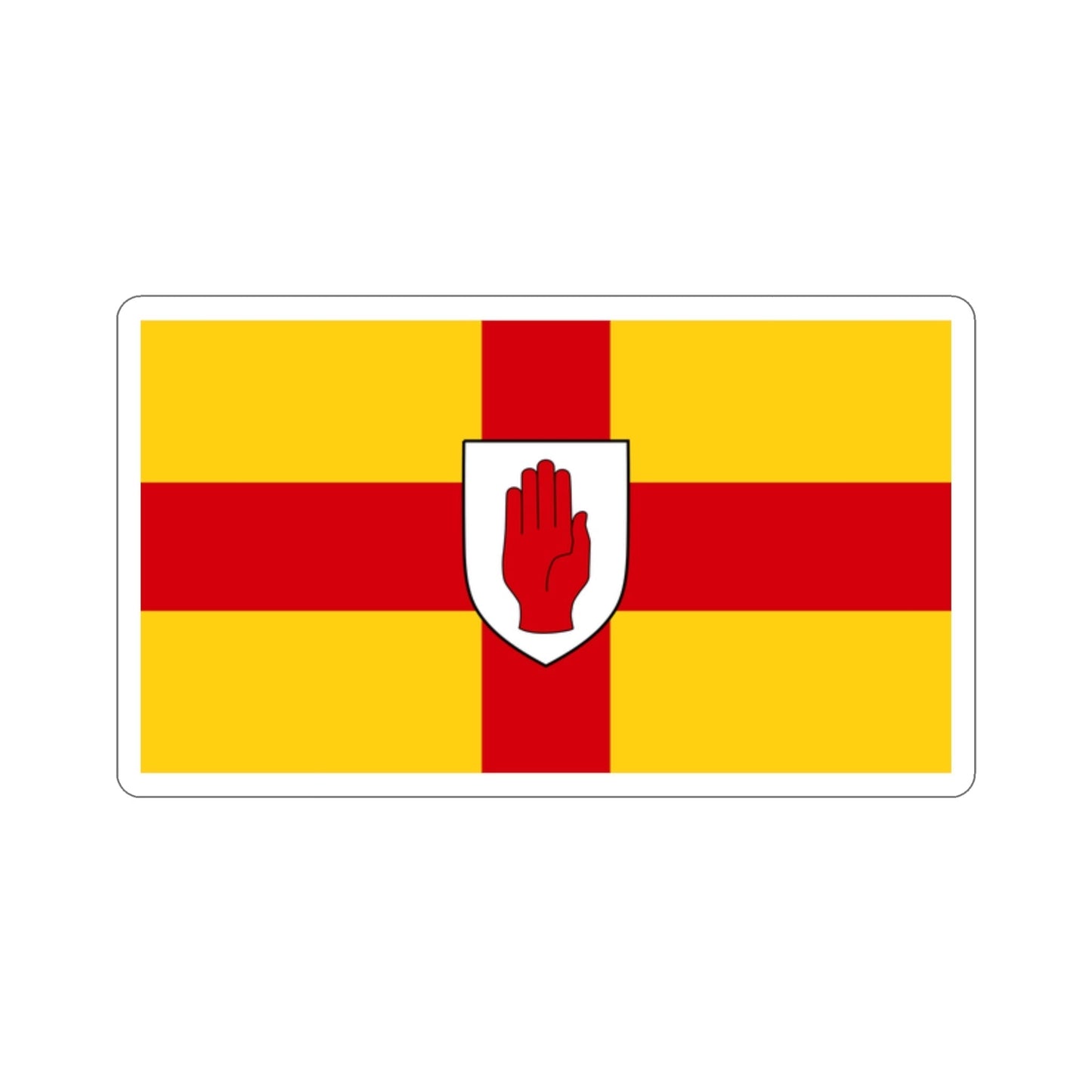 Flag of Ulster Ireland STICKER Vinyl Die-Cut Decal-2 Inch-The Sticker Space