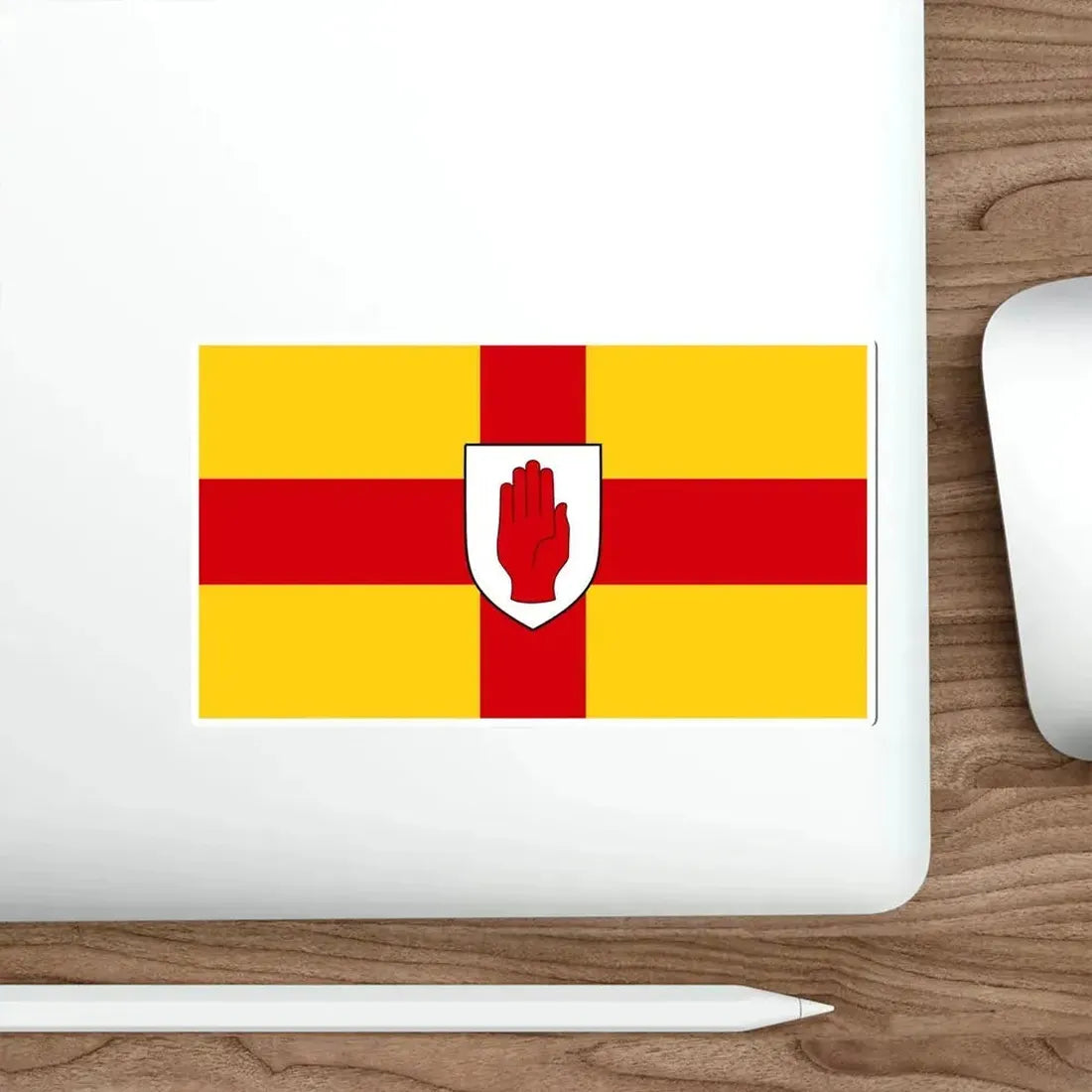 Flag of Ulster Ireland STICKER Vinyl Die-Cut Decal - The Sticker Space