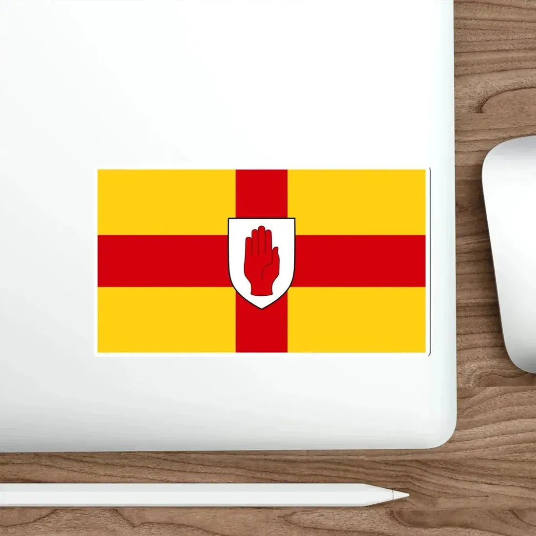 Flag of Ulster Ireland STICKER Vinyl Die-Cut Decal - The Sticker Space
