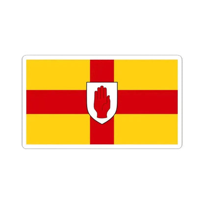 Flag of Ulster Ireland - STICKER Vinyl Kiss-Cut Decal 2 Inch White - The Sticker Space