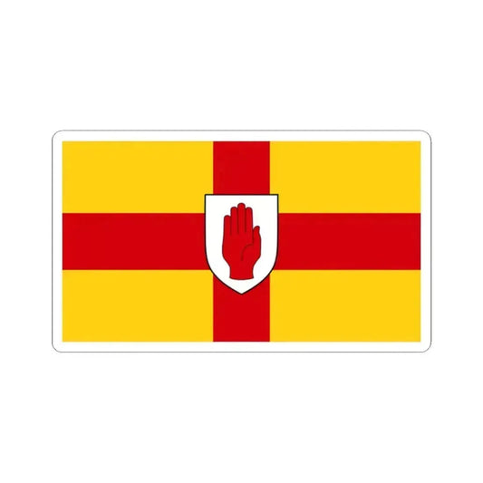 Flag of Ulster Ireland - STICKER Vinyl Kiss-Cut Decal 2 Inch White - The Sticker Space