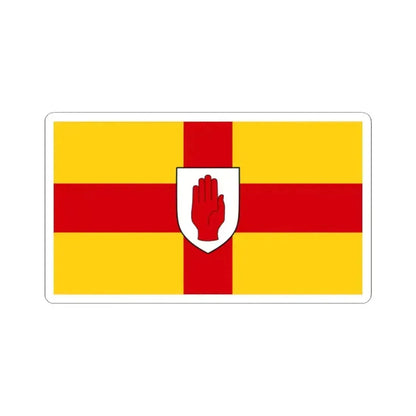 Flag of Ulster Ireland - STICKER Vinyl Kiss-Cut Decal 2 Inch White - The Sticker Space