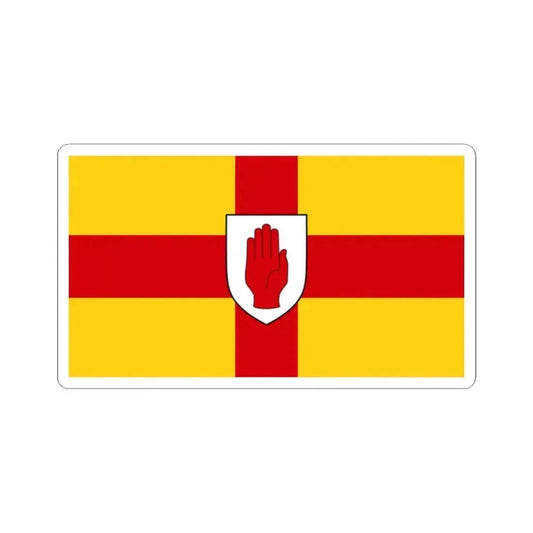 Flag of Ulster Ireland - STICKER Vinyl Kiss-Cut Decal 2 Inch White - The Sticker Space
