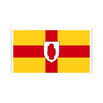 Flag of Ulster (Ireland) STICKER Vinyl Kiss-Cut Decal 3 Inch White - The Sticker Space