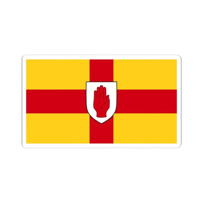 Flag of Ulster (Ireland) STICKER Vinyl Kiss-Cut Decal 6 Inch White - The Sticker Space
