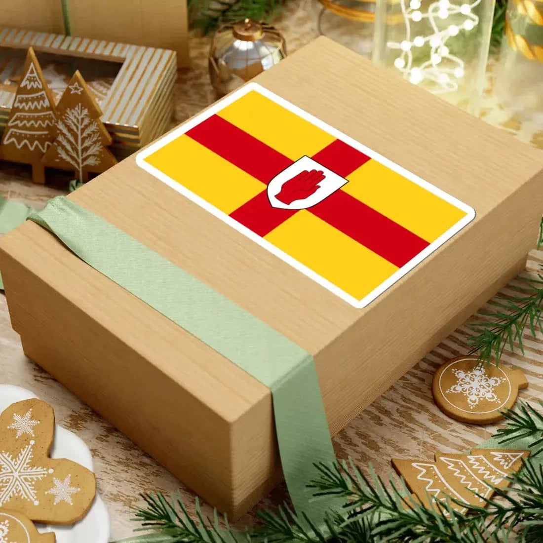 Flag of Ulster (Ireland) STICKER Vinyl Kiss-Cut Decal - The Sticker Space