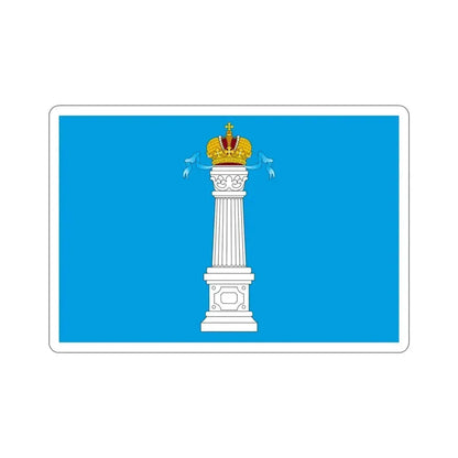 Flag of Ulyanovsk Oblast Russia STICKER Vinyl Die-Cut Decal 4 Inch - The Sticker Space