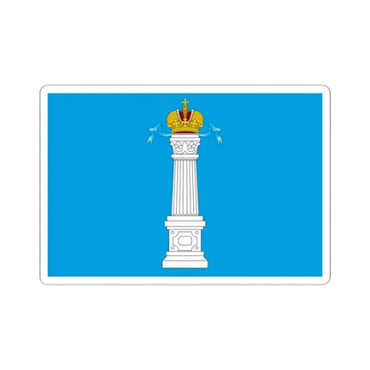 Flag of Ulyanovsk Oblast Russia - STICKER Vinyl Kiss-Cut Decal 3 Inch White - The Sticker Space