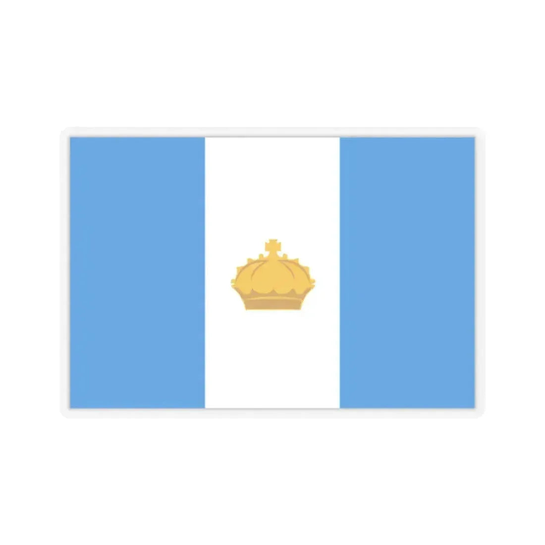 Flag of Ulyanovsk Russia - STICKER Vinyl Kiss-Cut Decal 2 Inch Transparent - The Sticker Space